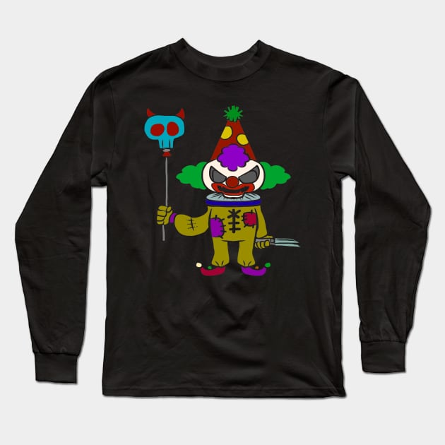 Helloween tshirt with nice Horro motive for creepy people Long Sleeve T-Shirt by KK-Royal